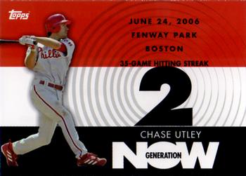 2007 Topps - Generation Now #GN52 Chase Utley Front