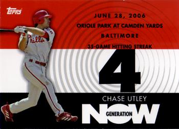 2007 Topps - Generation Now #GN54 Chase Utley Front
