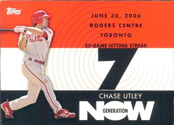 2007 Topps - Generation Now #GN57 Chase Utley Front