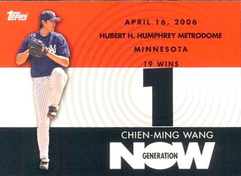 2007 Topps - Generation Now #GN85 Chien-Ming Wang Front