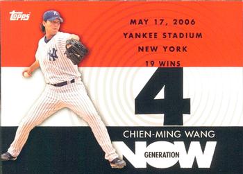 2007 Topps - Generation Now #GN88 Chien-Ming Wang Front