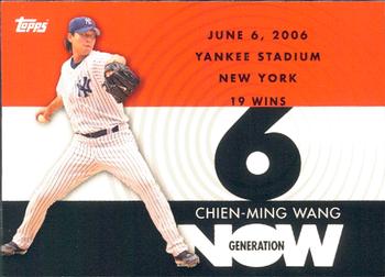 2007 Topps - Generation Now #GN90 Chien-Ming Wang Front