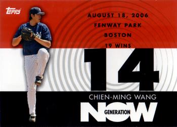 2007 Topps - Generation Now #GN98 Chien-Ming Wang Front