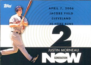 2007 Topps - Generation Now #GN118 Justin Morneau Front