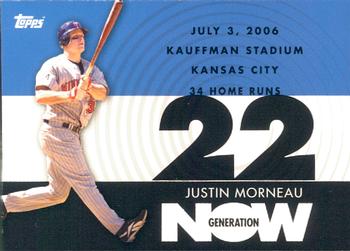 2007 Topps - Generation Now #GN138 Justin Morneau Front