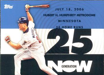 2007 Topps - Generation Now #GN141 Justin Morneau Front