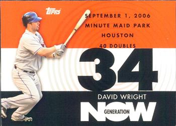 2007 Topps - Generation Now #GN180 David Wright Front