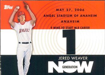 2007 Topps - Generation Now #GN187 Jered Weaver Front