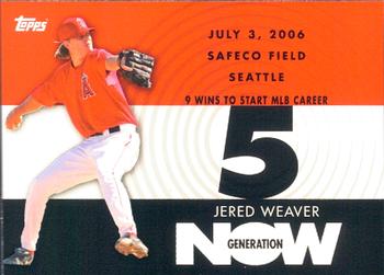 2007 Topps - Generation Now #GN191 Jered Weaver Front