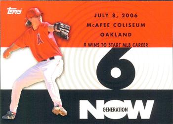 2007 Topps - Generation Now #GN192 Jered Weaver Front