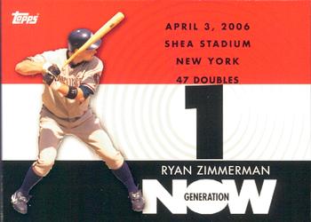 2007 Topps - Generation Now #GN219 Ryan Zimmerman Front