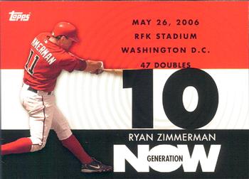 2007 Topps - Generation Now #GN228 Ryan Zimmerman Front