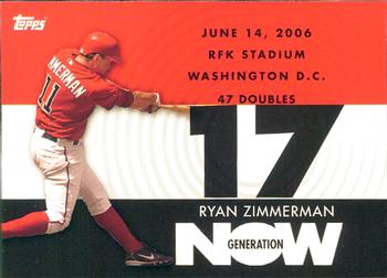 2007 Topps - Generation Now #GN235 Ryan Zimmerman Front