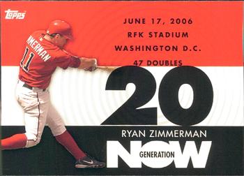 2007 Topps - Generation Now #GN238 Ryan Zimmerman Front