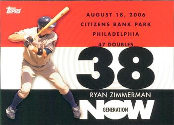 2007 Topps - Generation Now #GN256 Ryan Zimmerman Front