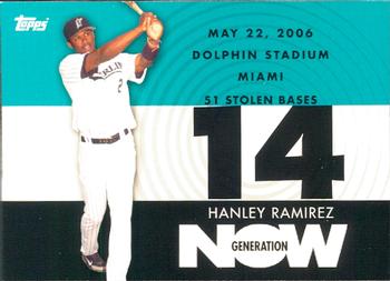 2007 Topps - Generation Now #GN312 Hanley Ramirez Front