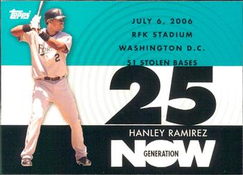 2007 Topps - Generation Now #GN323 Hanley Ramirez Front