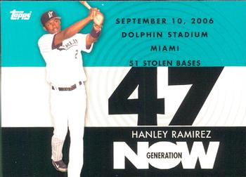 2007 Topps - Generation Now #GN345 Hanley Ramirez Front