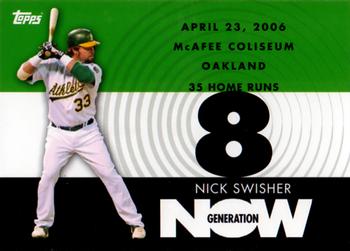 2007 Topps - Generation Now #GN367 Nick Swisher Front