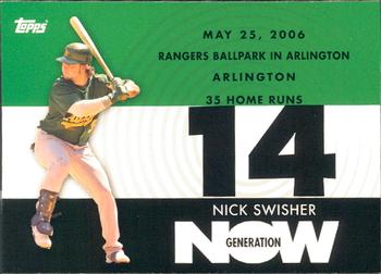 2007 Topps - Generation Now #GN373 Nick Swisher Front