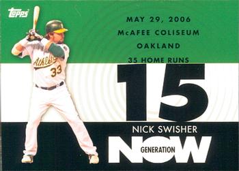 2007 Topps - Generation Now #GN374 Nick Swisher Front