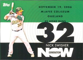 2007 Topps - Generation Now #GN391 Nick Swisher Front