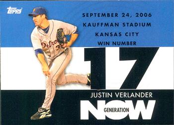 2007 Topps - Generation Now #GN396 Justin Verlander Front