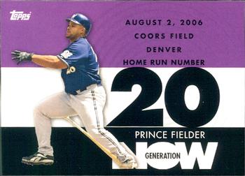 2007 Topps - Generation Now #GN416 Prince Fielder Front