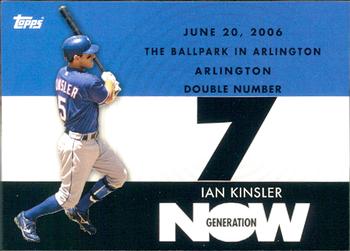 2007 Topps - Generation Now #GN431 Ian Kinsler Front