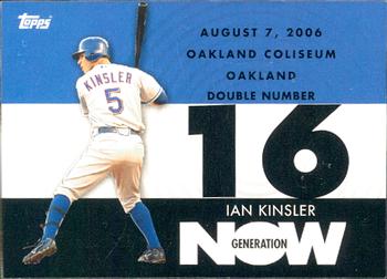 2007 Topps - Generation Now #GN440 Ian Kinsler Front