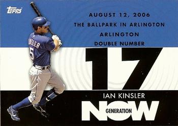 2007 Topps - Generation Now #GN441 Ian Kinsler Front