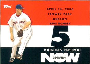 2007 Topps - Generation Now #GN485 Jonathan Papelbon Front
