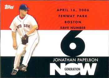 2007 Topps - Generation Now #GN486 Jonathan Papelbon Front