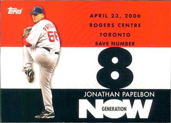 2007 Topps - Generation Now #GN488 Jonathan Papelbon Front