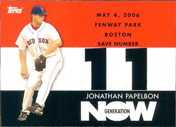 2007 Topps - Generation Now #GN491 Jonathan Papelbon Front