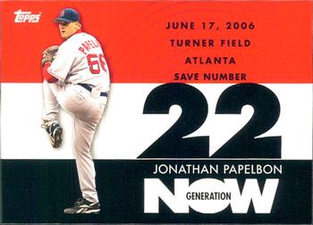 2007 Topps - Generation Now #GN502 Jonathan Papelbon Front