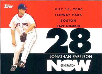 2007 Topps - Generation Now #GN508 Jonathan Papelbon Front