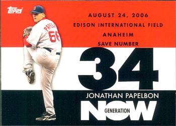 2007 Topps - Generation Now #GN514 Jonathan Papelbon Front