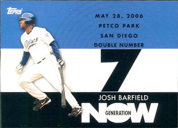 2007 Topps - Generation Now #GN557 Josh Barfield Front