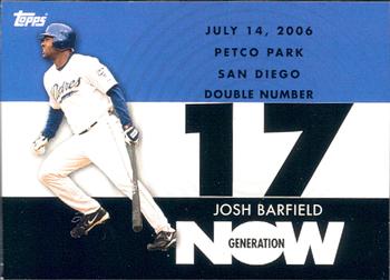 2007 Topps - Generation Now #GN567 Josh Barfield Front