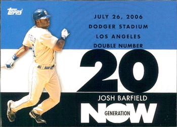 2007 Topps - Generation Now #GN570 Josh Barfield Front
