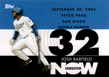 2007 Topps - Generation Now #GN582 Josh Barfield Front