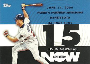 2007 Topps - Generation Now #GN131 Justin Morneau Front