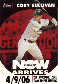 2007 Topps - Generation Now Arrives (Vintage) #GNV7 Cory Sullivan Front