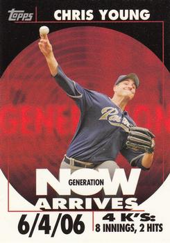 2007 Topps - Generation Now Arrives (Vintage) #GNV8 Chris Young Front