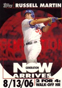 2007 Topps - Generation Now Arrives (Vintage) #GNV11 Russell Martin Front