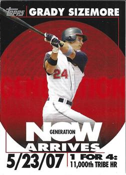 2007 Topps - Generation Now Arrives (Vintage) #GNV53 Grady Sizemore Front