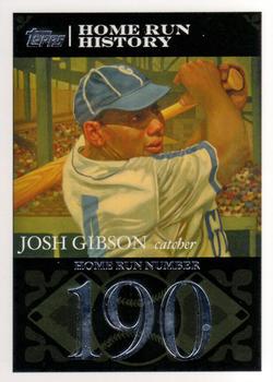 2007 Topps - Josh Gibson Home Run History #JG27 Josh Gibson Front