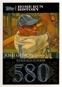 2007 Topps - Josh Gibson Home Run History #JG74 Josh Gibson Front