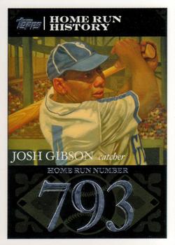 2007 Topps - Josh Gibson Home Run History #JG102 Josh Gibson Front